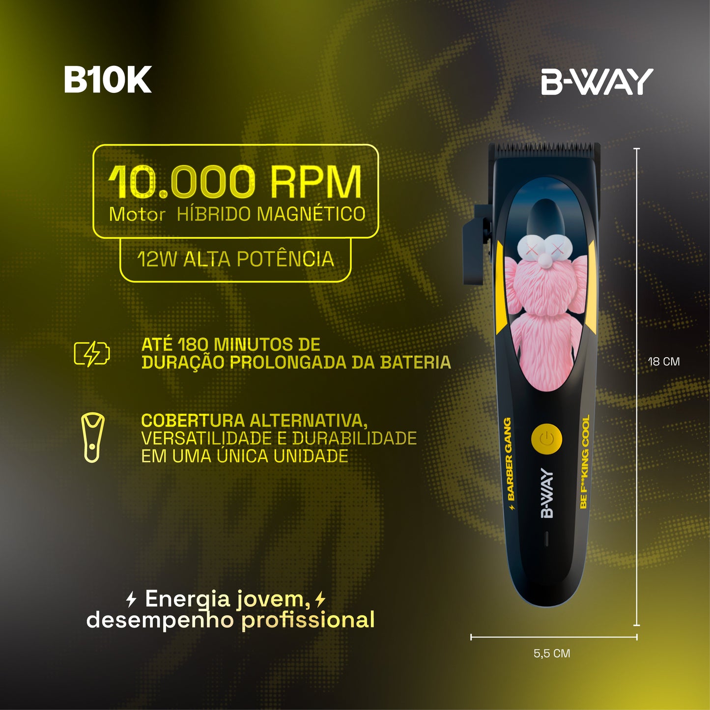 B10k + Off shaver